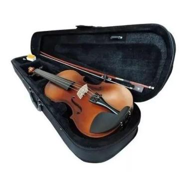 Imagem de Violino Scarlett Envelhecido Fosco F 4/4 Tampo Linden, Lateral/fundo F