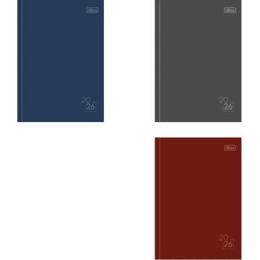 Imagem de Agenda 2025 Tilibra Spice Cost Cores Capa Dura 145x205MM 160 Folhas Pacote com 4 Unidades