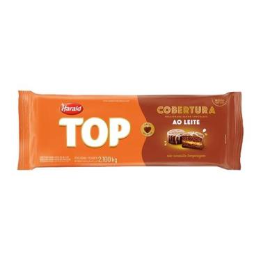 Imagem de Cobertura TOP sabor Chocolate Ao Leite Barra 2,1kg - Harald
