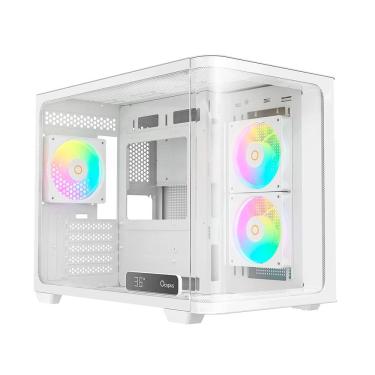 Imagem de Gabinete Gamer Ocypus Iota C50 Curve ATX ARGB Digital Com Fan Branco