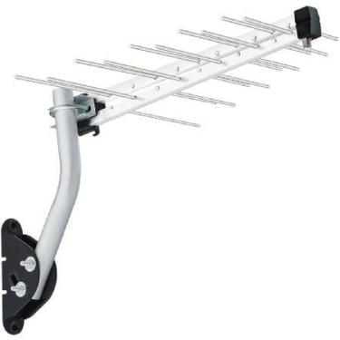 Imagem de Antena Digital Externa Log Para Tv Hdtv/uhf/4k 12dbi 20 Elementos Com 