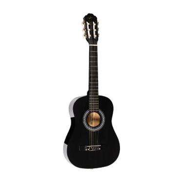 Imagem de Violão Clássico Acústico Infantil 34 Vogga Preto Nylon VCA54
