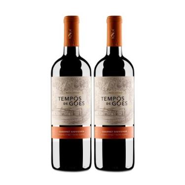 Imagem de Vinho Tinto Brasileiro Cabernet Sauvignon Suave 2 Garrafas 750ml - Tem