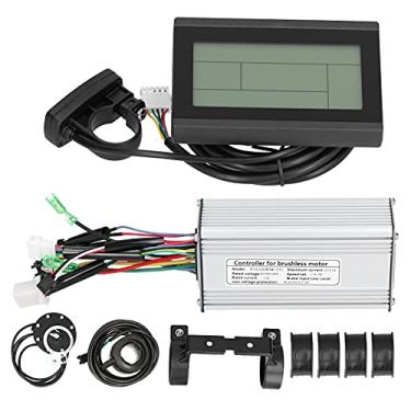 Imagem de Kit de controle de motor E-bike, 36V/48V 500W controlador de velocidade de motor elétrico de bicicleta com visor LCD, kit de conversão de e-bike para KT, para bicicleta elétrica, scooter, skate elétrico