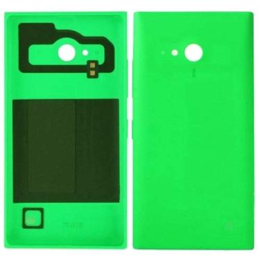 Imagem de HAIJUN Peças de substituição para celular Capa traseira de bateria para Nokia Lumia 730 (Preto) Cabo Flex (Cor: Verde)