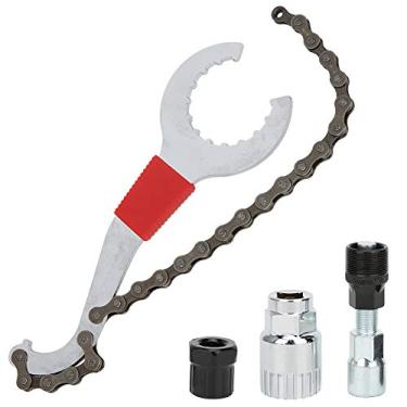 Imagem de Ferramenta de reparo do extrator da manivela da roda livre do suporte de remoção da corrente da bicicleta