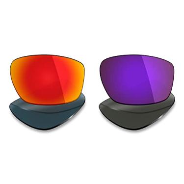 Imagem de 2 pares de lentes polarizadas de reposição da Mryok para óculos de sol Oakley Valve 2014 – Opções