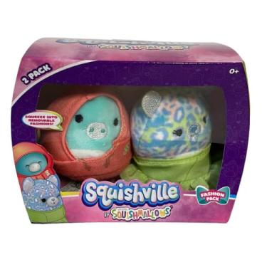 Imagem de Squishville by Squishmallow Character 2-Packs SQM0228 - Collect Them All - Official KellyToy Squishmallows (Lindsay & Miles)