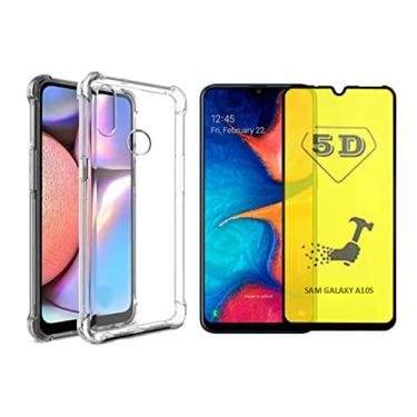 Imagem de Capa Antichoque + Película Gel 5D Compatível com Samsung A10S SM-A107M