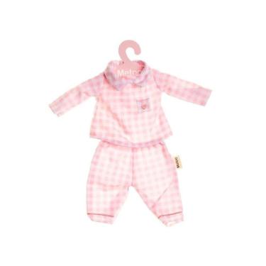 Imagem de Roupa de Boneca Metoo - Pijama Rosa com Cabide - Metoo