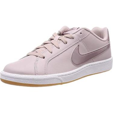 Imagem de NIKE Tênis de basquete feminino Court Borough Low, Pink Particle Rose Smokey Mauve Gum Lt Brown 600, 37