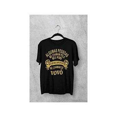 Imagem de Camiseta Me chamam de Vovô Preta Tamanho P