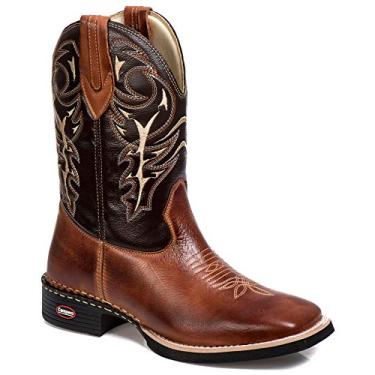 Imagem de Bota Masculina Country Cano Longo Legit Couro Bov 223 (37, 223-pinhão)