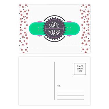 Imagem de Skate esportivo com desenho Mottos em aquarela, Natal, Natal, celebração, cartão postal