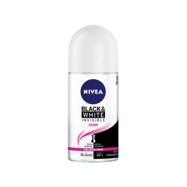 Imagem de Desodorante Antitranspirante Roll On Nivea - Invisible For Black & Whi