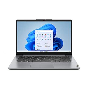 Imagem de Lenovo Ideapad 1i, tela HD de 14 polegadas (1366 x 768), Intel Core i3-1215U, 4GB DDR4 RAM, armazenamento NVMe de 128GB, gráficos Intel UHD, Windows 11" modo S, 82QC003VUS, cinza nuvem