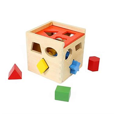 Imagem de Tooky Toy - Bloco de Madeira Educativo para Criança com 13 Peças