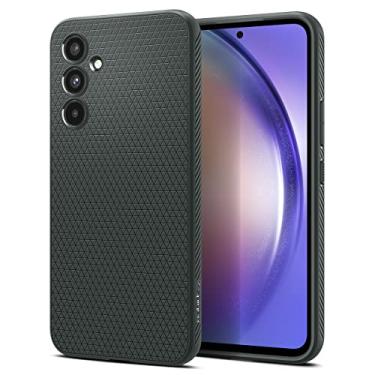 Imagem de Spigen Capa Liquid Air projetada para Galaxy A54 5G (2023) - Abyss Green