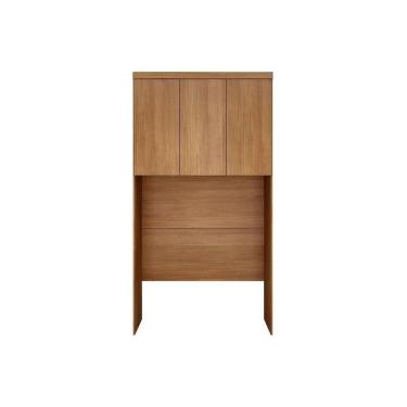 Imagem de Módulo De Quarto Solteiro Armário Ponte Aéreo Rizon C- 3 Portas Cumaru - Novo Horizonte