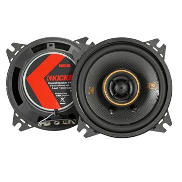 Imagem de Kicker Alto-falantes coaxiais 51KSC404 KS-Series de 10 cm com tweeters de 0,5 polegadas, 4 Ohm, par
