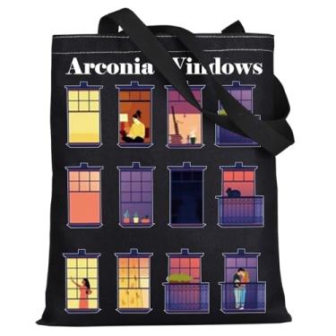 Imagem de LEVLO Bolsa de ombro Arconia Windows, apenas assassinatos, inspirada em assassinatos, Kono & Mabel & Oliver & Charles para fãs de programas de TV, Bolsa Arconia Windows, Large