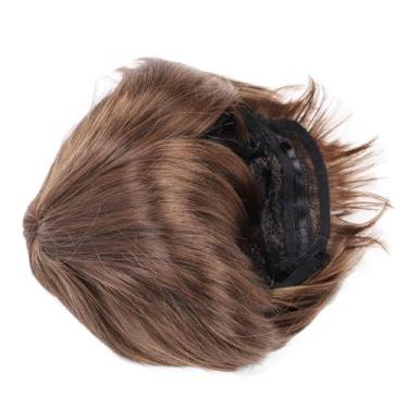 Imagem de Peruca Masculina, Peruca de Cabelo Curto Sintético Elegante, Peruca Respirável para Estudantes, Com Sensação Suave Realista, Aparência Elegante, Material de Fibra de Alta (Fio de