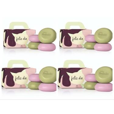 Imagem de Combo Com 4 Caixas De Sabonetes Natura Feliz Dia-4 Unid De 90g