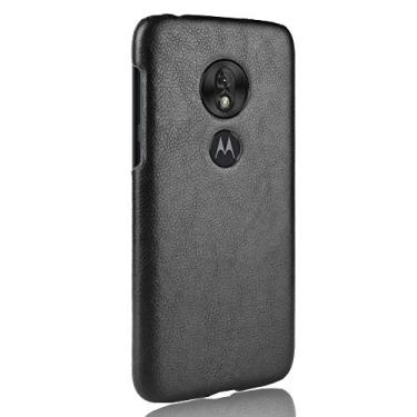 Imagem de Capa para Moto G7 Play, capa de celular com proteção robusta de 360° para proteger seu telefone capa de couro granulado para Moto G7 Play