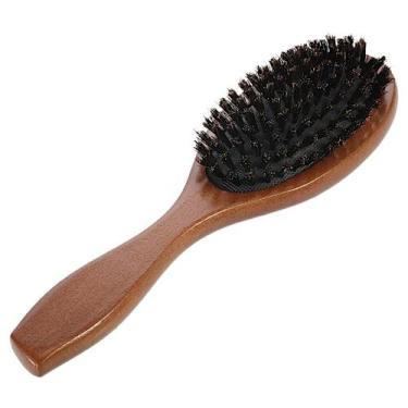 Imagem de Escova de Cabelo Cerdas Macias de Javali Cabo Lótus Natural - ByteStor