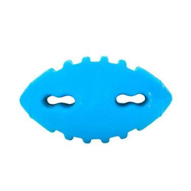 Imagem de Brinquedo Furacão Pet Bola de Borracha Maciça Futebol Americano Azul p