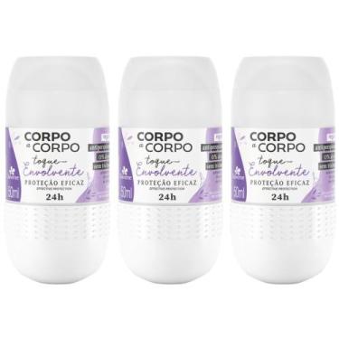 Imagem de 3 Desodorante Antiperspirante Roll on Envolvente 50ml Davene