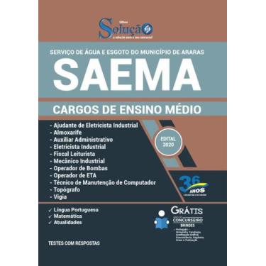 Imagem de Apostila Concurso Saema Araras Sp - Ensino Médio - Editora Solucao