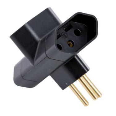 Imagem de Adaptador Benjamin Te Preto Tramontina Inmetro