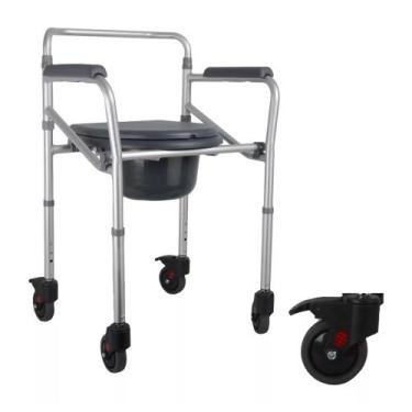 Imagem de Cadeira de Banho Em Alumínio Até 100kg Desmontável - Hidrolight