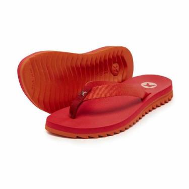 Imagem de Sandália Chinelo Kenner Kyra Slim Feminino Original, Vermelho, 37