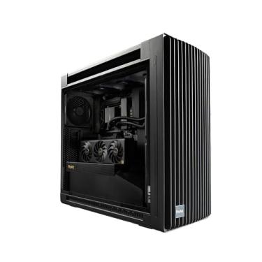 Imagem de Capa para computador ProArt PA602 E-ATX suporte de radiador de 420 mm, ventiladores duplos embutidos de 200 mm, indicador de poeira IR do painel frontal, trava de bloqueio de energia, montagem PCIe