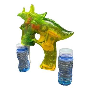 Imagem de Lança Bolhas De Sabão Dinossauro Luz E Som Brinquedo - LIZ BABY TOY, C