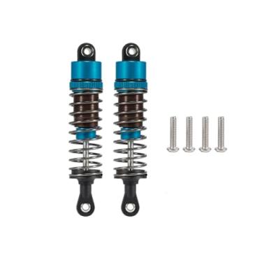 Imagem de Amortecedores à prova de vazamento de óleo de carros RC 1/10, 2 peças ajustáveis de choques preenchidos a óleo 52 mm-120 mm para 1/10 RC Buggy Truggy On Road Touring Drift Cars Monster Trucks peças de