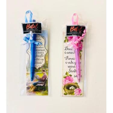 Imagem de 8 Kits caneta+marca pagina diversos - Betel