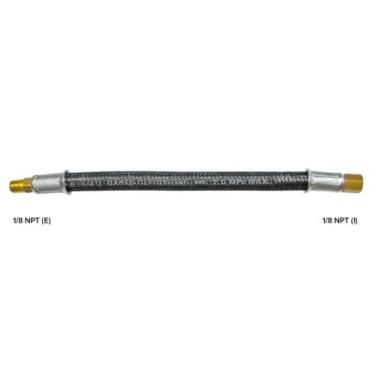Imagem de Flexível P-13 Mangueira 1/4 (I) x 1000mm R. 1/8 NPT (E) x 1/8 NPT (I) 