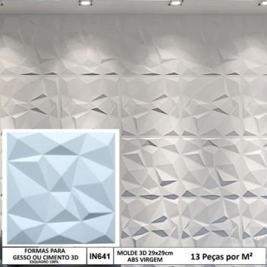 Imagem de Fôrma 3d Gesso Madri 29x29cm ABS 1,5mm Molde para gesso/cimento 3d IN6
