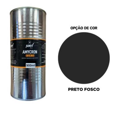 Imagem de Amycron 900ml - tinta para couro (loja oficial), PRETO FOSCO