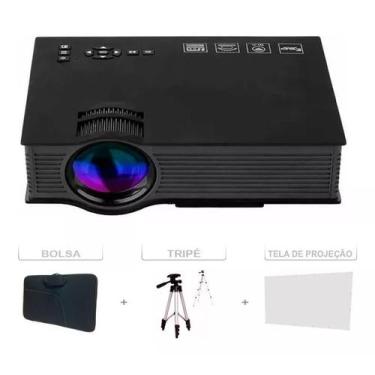 Imagem de Kit Professor Data Show Datashow Projetor Hd Wifi Tripe Tela - Unic