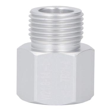 Imagem de Conversor do Adaptador do Co2, Adaptador do Tanque do Cilindro de Gás Garrafa do Conector do Adaptador Soda Tr21 4 Ao Adaptador W21.8 14