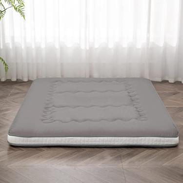 Imagem de DR.FUTON Colchão de Futon Japonês Extra Grosso Dobrável Dobrável Tapete de Cama para Convidados, Espreguiçadeiras e Tavel