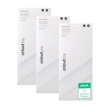 Imagem de Cricut Vinil Removível Inteligente (5.5in x 13in, Transparente) para Cricut Joy, 3 Pacotes