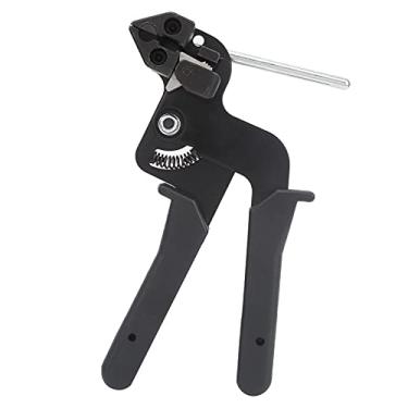 Imagem de Pistola de gravata de cabo Vomeko, alicates de corte de cabos de aço inoxidável, pistola de gravata com zíper, ferramenta de aperto automático de auto-bloqueio LS-600R