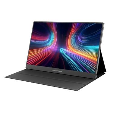 Imagem de Packard Bell Monitor Portátil Fhd 1080P De 15,6" – Tela Ips Ultrafina Com Usb-C E Hdmi, Smart Cover E Alto-Falantes, Hdr, Plug & Play – Monitor Externo Ideal Para Laptop, Pc, Telefone E Mac