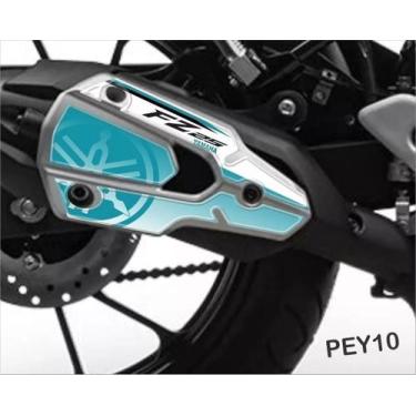 Imagem de Adesivo Protetor  De Escapamento Resinado Yamaha Fz 25 Pey10 - Resitan