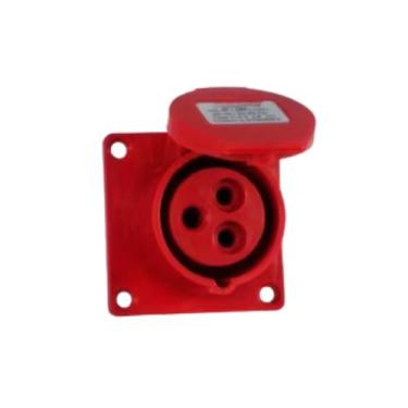 Imagem de Tomada Embutir 2P+T 32A 9H 380/415V Vermelho OMG-3249 - 000021